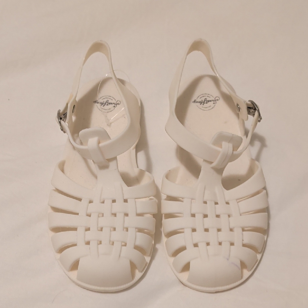Kids White Sandals